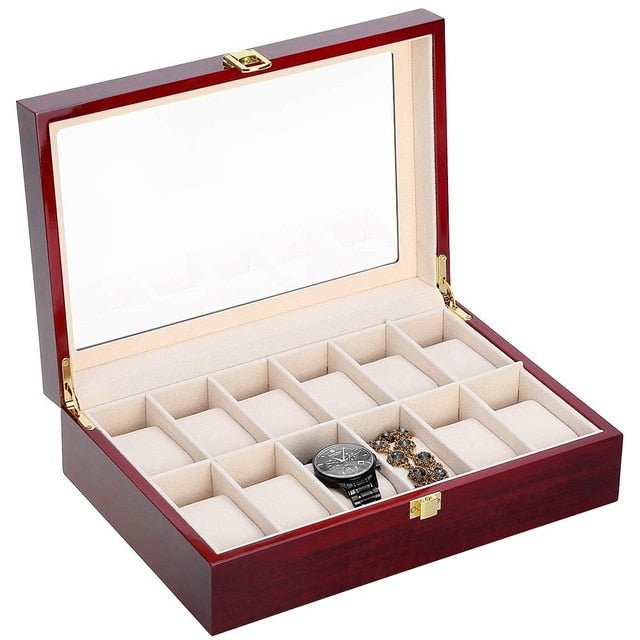 Stylish & Wooden Watch Organizer