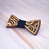 Men's Wooden Bow Tie and Cufflinks set