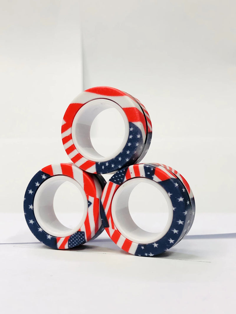 3pcs Finger Magnetic Fidget Toy For Him and For Her to relieve Stress