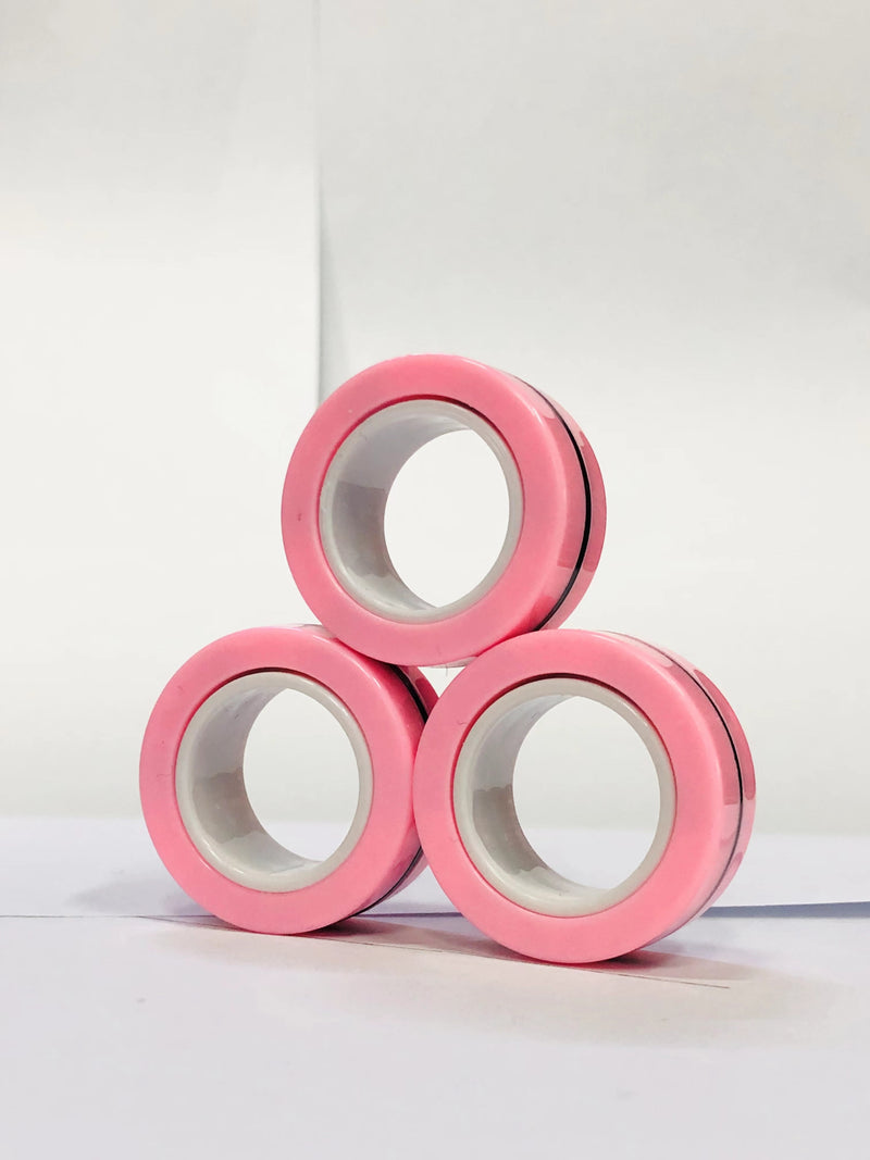 3pcs Finger Magnetic Fidget Toy For Him and For Her to relieve Stress